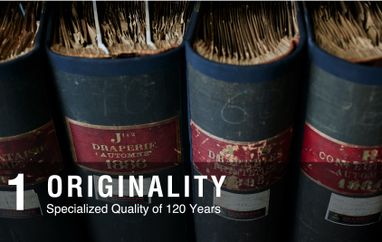 1 ORIGINALITY Specialized Quality of 120 Years